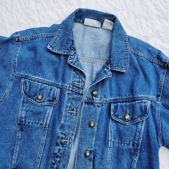 Vintage Mid Wash Denim Jacket - Picture 4 of 6